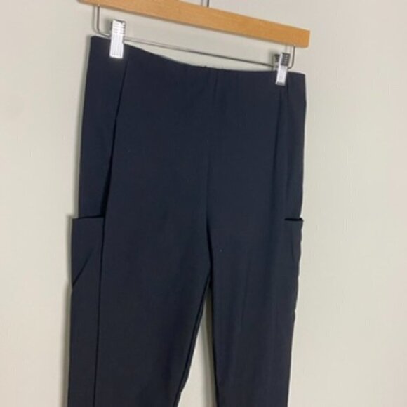 Athleta Wander Slim Straight Ankle Pants Black Womens 4 FLAW - Picture 3 of 11